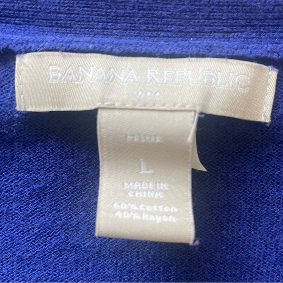 Banana Republic Blue Cardigan Sweater - Picture 2 of 2